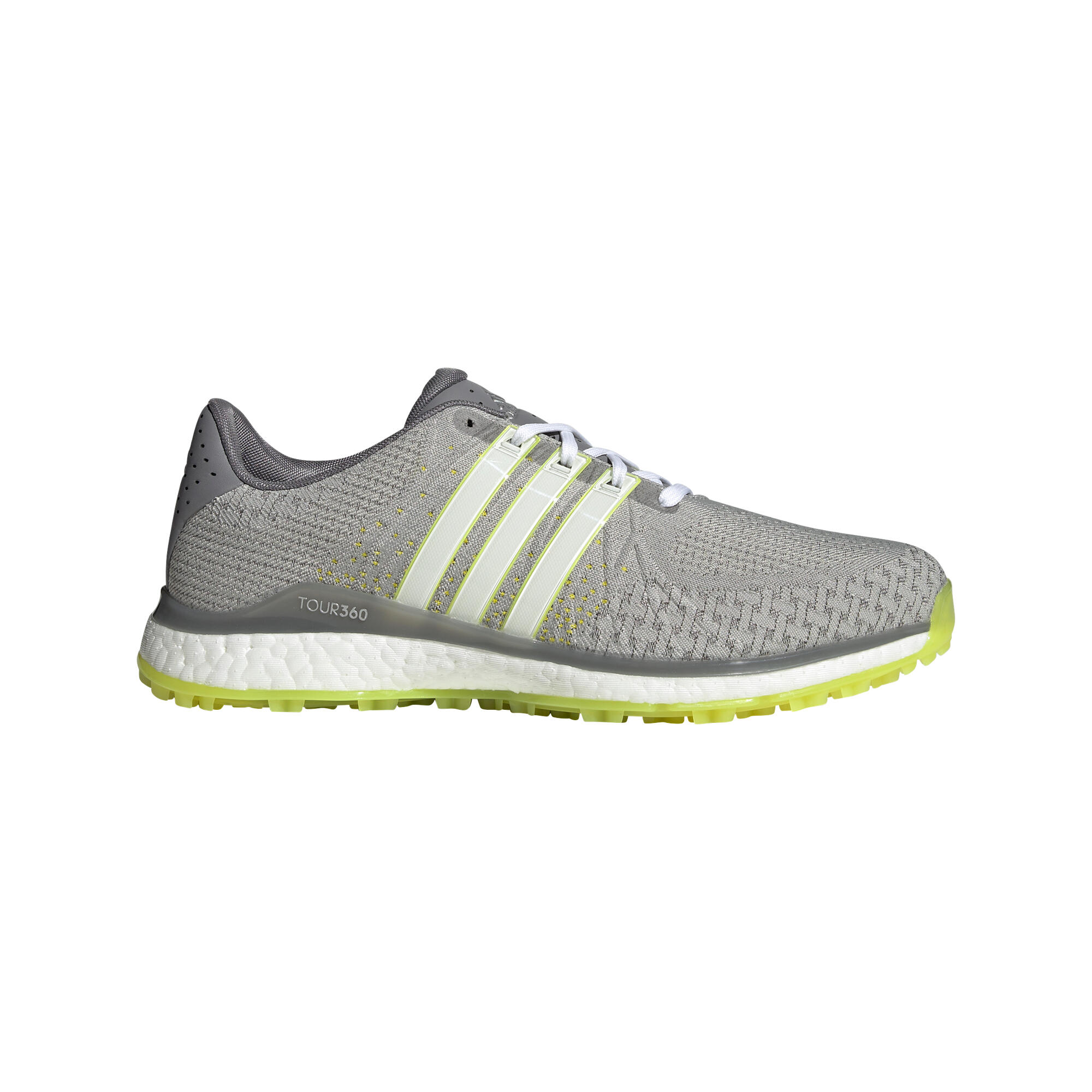 adidas TOUR360 XT SL TEX Golf Shoes Grey3 White Yellow ADIDAS Decathlon
