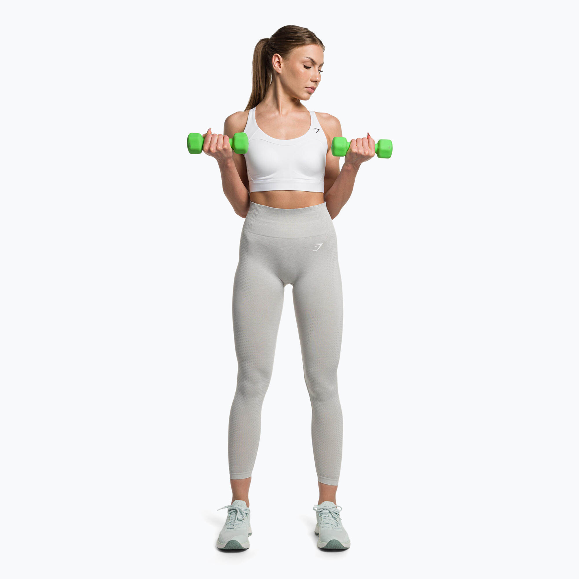 Gymshark Vital Seamless Womens Light Grey Leggings 2/5