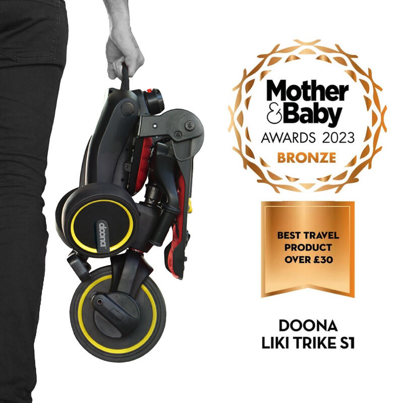 Tricicleta Pliabila Doona Liki Trike S1 Flame Red