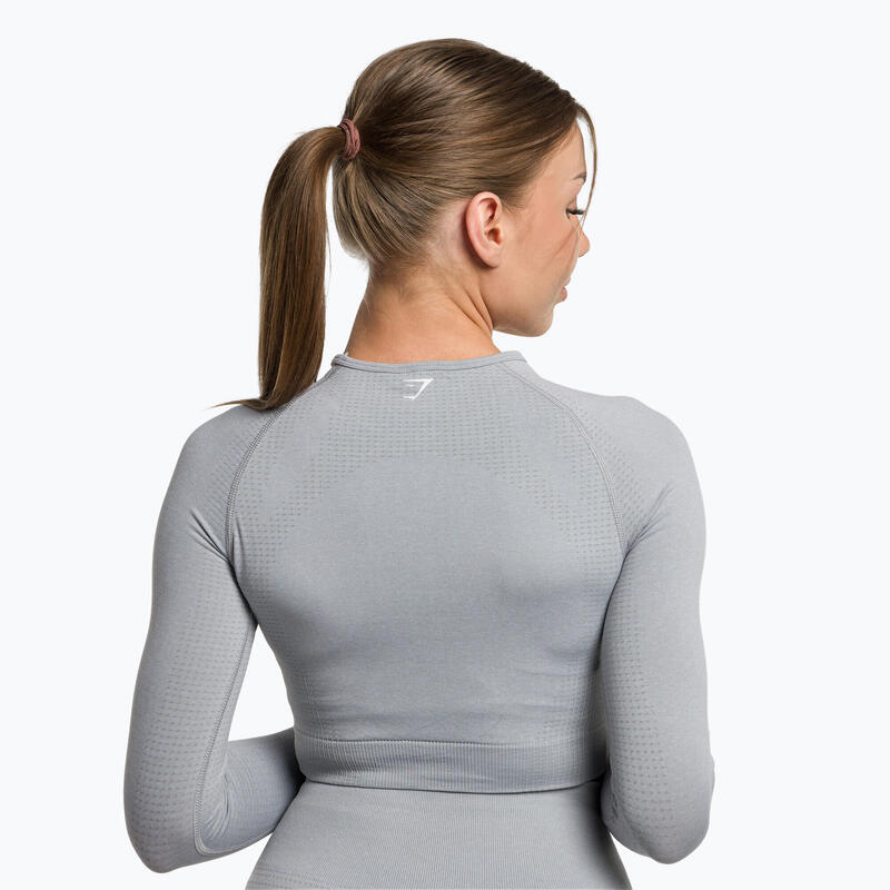 Női Gymshark Vital Seamless Crop Top hosszú ujjú edzőfelső