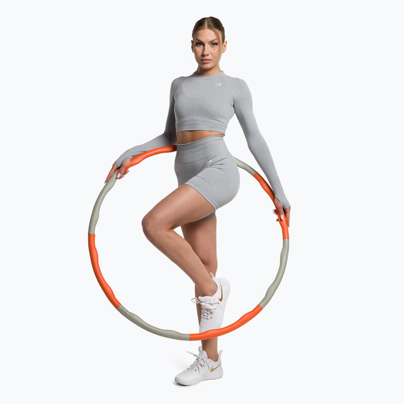 Női Gymshark Vital Seamless Crop Top hosszú ujjú edzőfelső