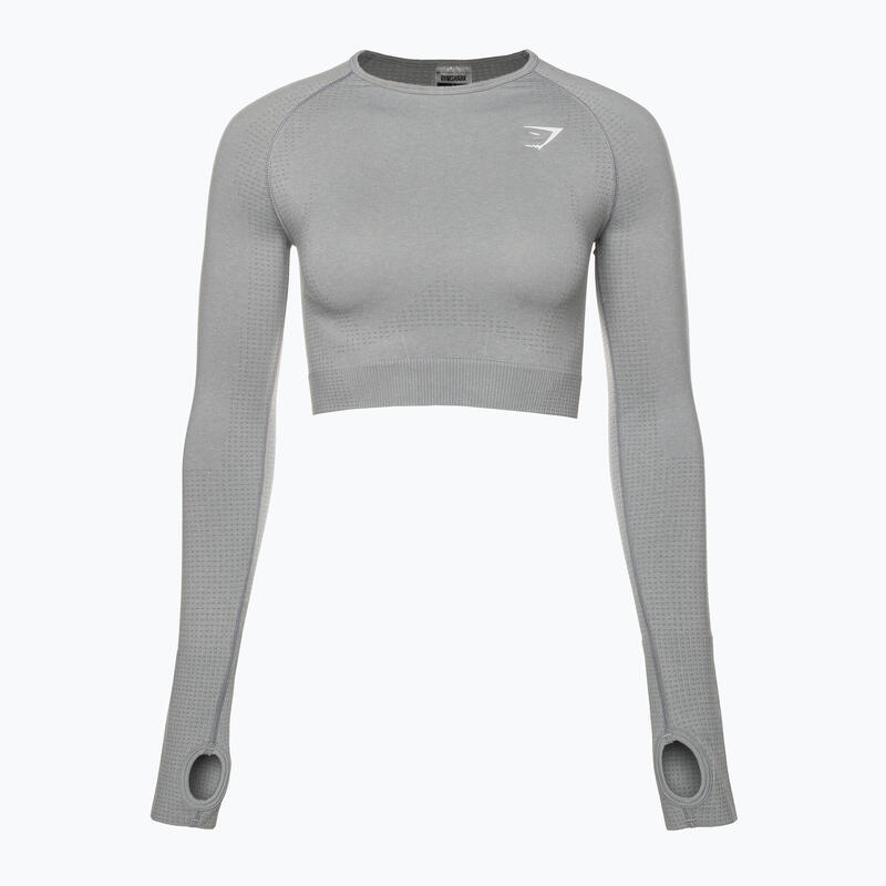 Női Gymshark Vital Seamless Crop Top hosszú ujjú edzőfelső