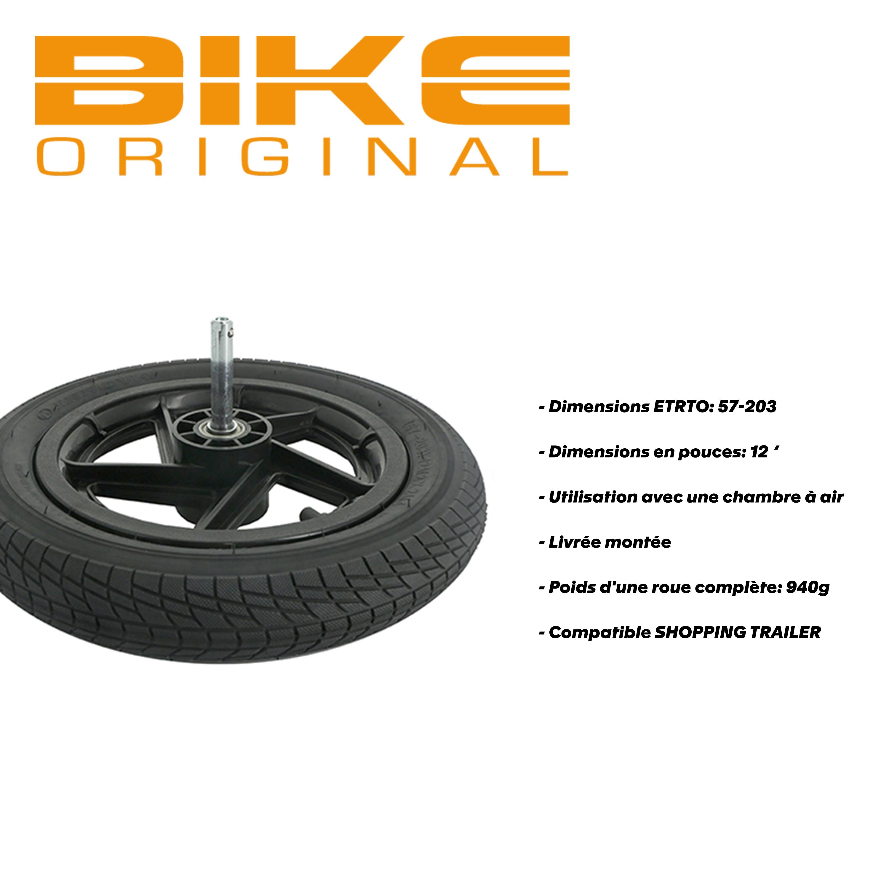 Paire de roues tubetype pour SHOPPING TRAILER Bike Original 2/3