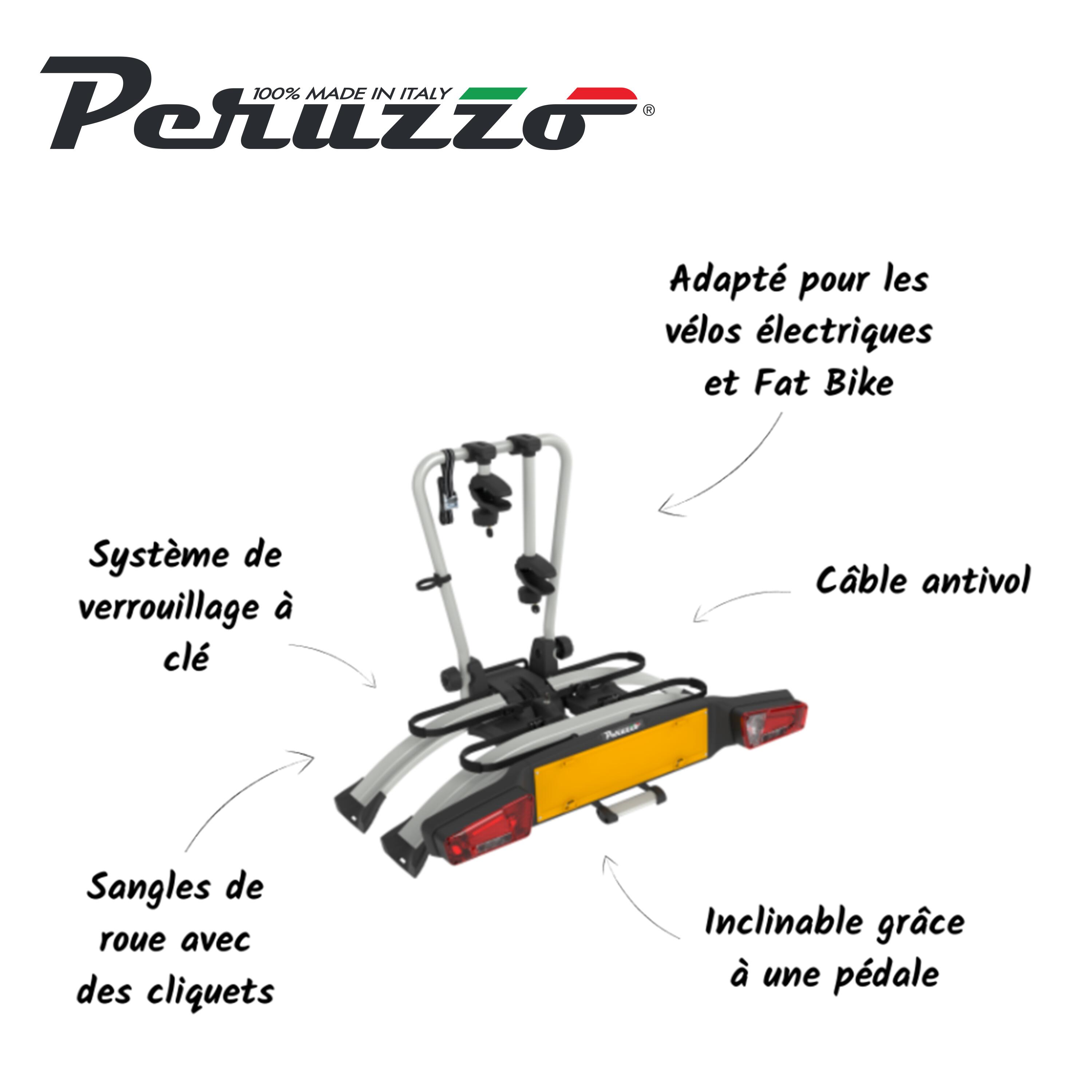 Peruzzo Fahrradträger Anhängerkupplung Atlantis 2 Räder 2/7