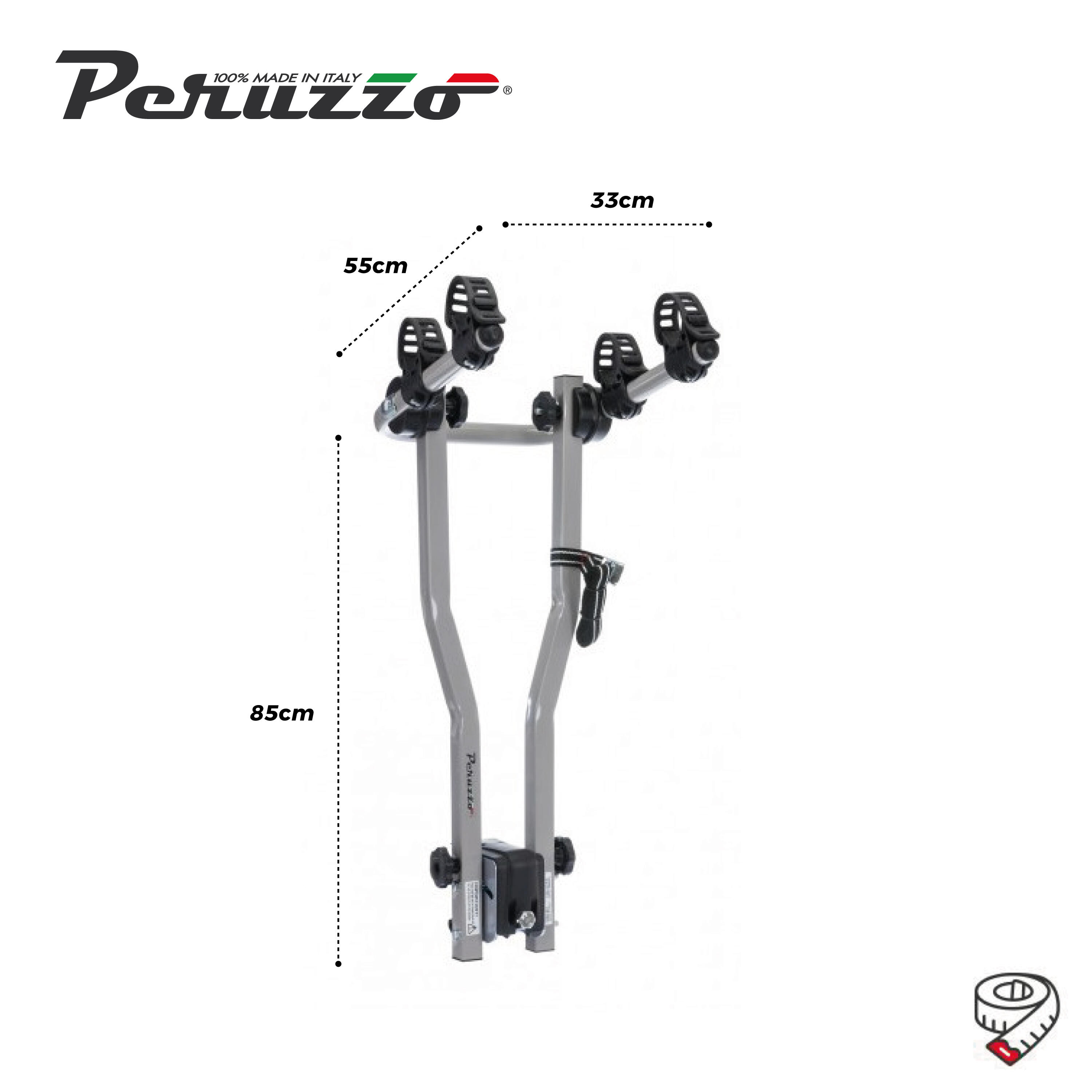 Porte-vélo attelage Arezzo 2 vélos Peruzzo 4/6