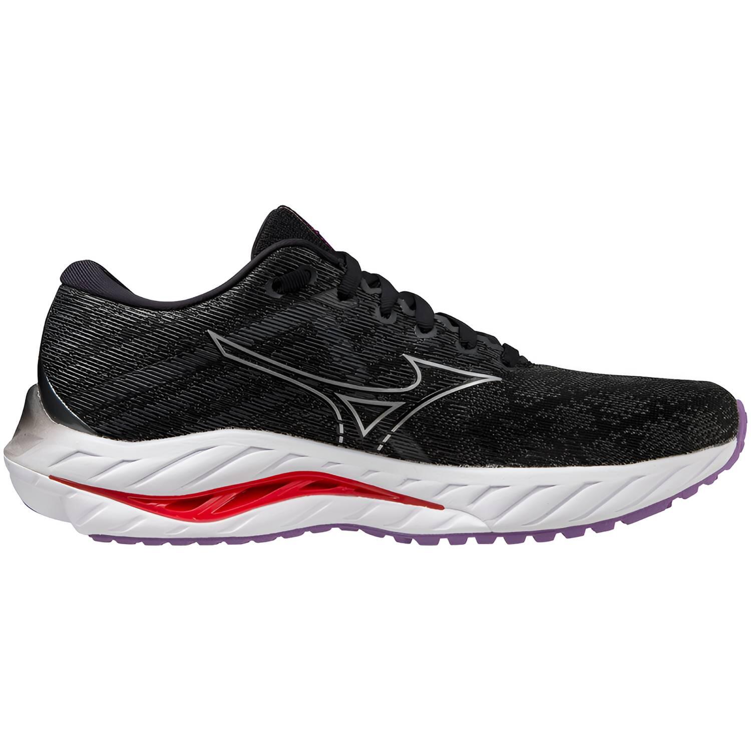 Buty do biegania damskie Mizuno Wave Inspire 19 black/ silver/ bitsweet 4/7