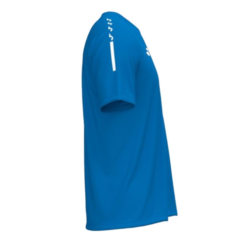 Maillot Manches Courtes Football Homme Joma Olimpiada Bleu Roi 2/4