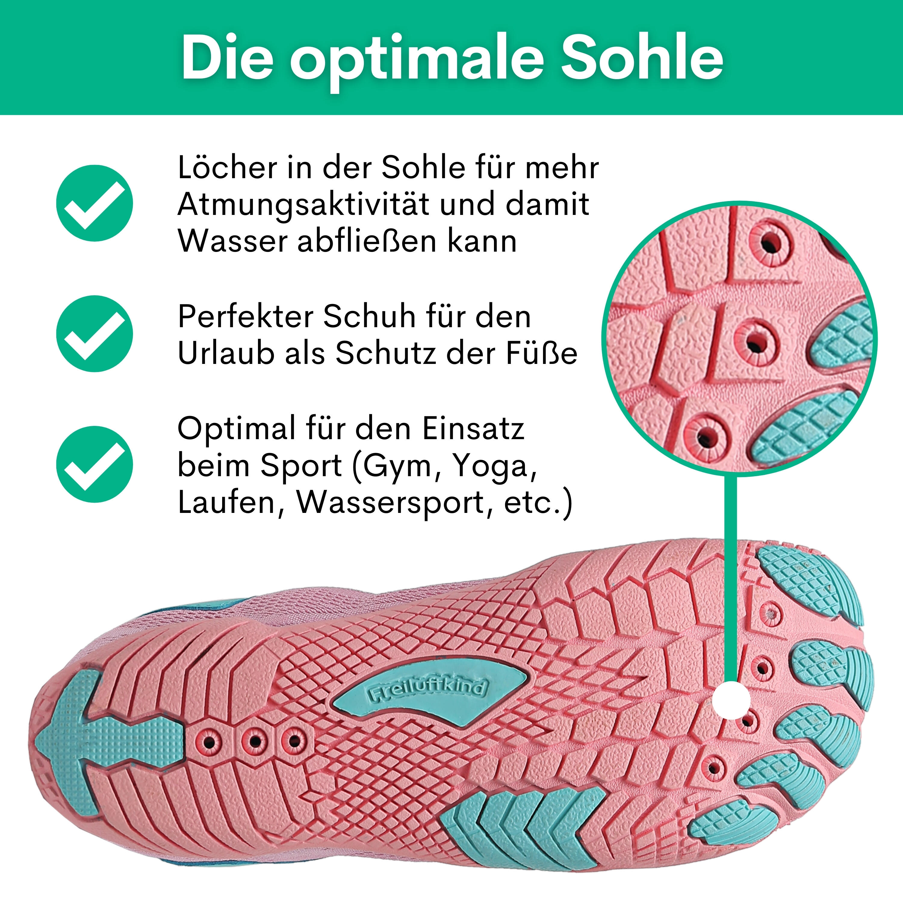 FREILUFTKIND Kokoda rutschfeste Barfußschuhe 4/7