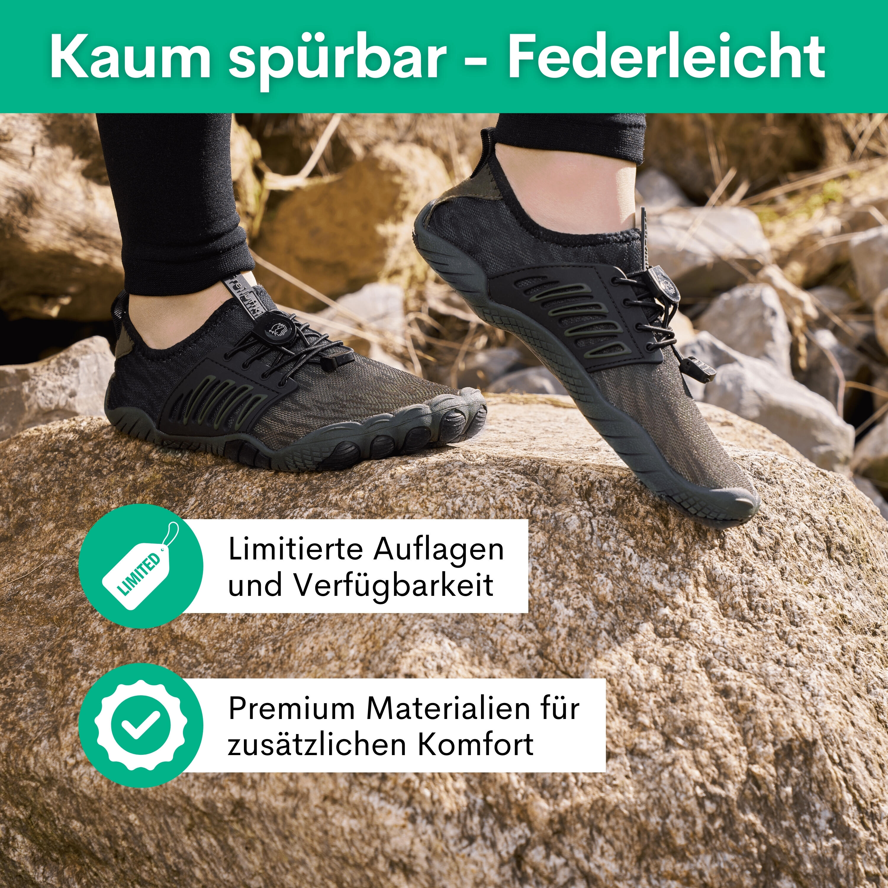 FREILUFTKIND Tokai rutschfeste Barfußschuhe Unisex 3/7