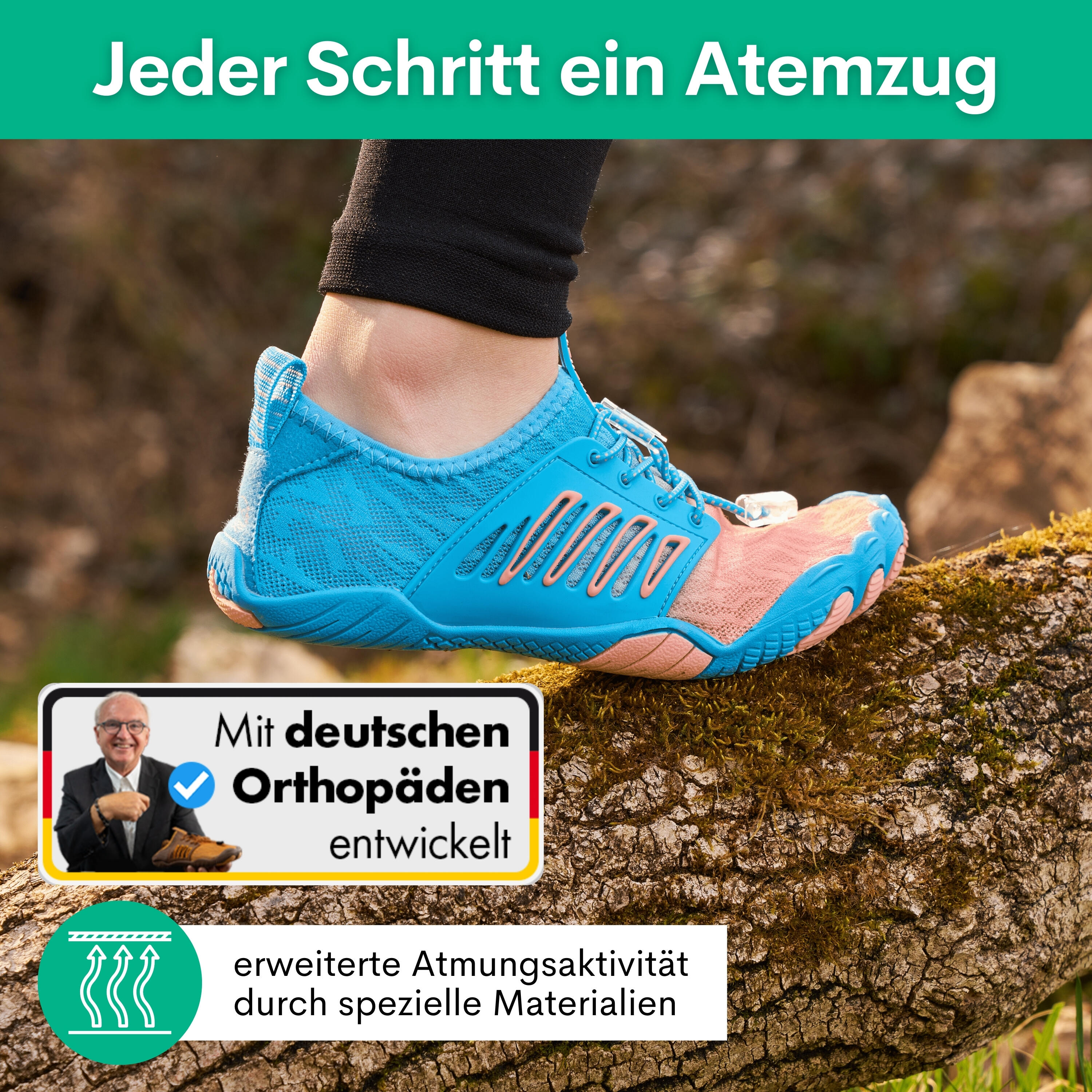 FREILUFTKIND Tokai rutschfeste Barfußschuhe Unisex 2/7