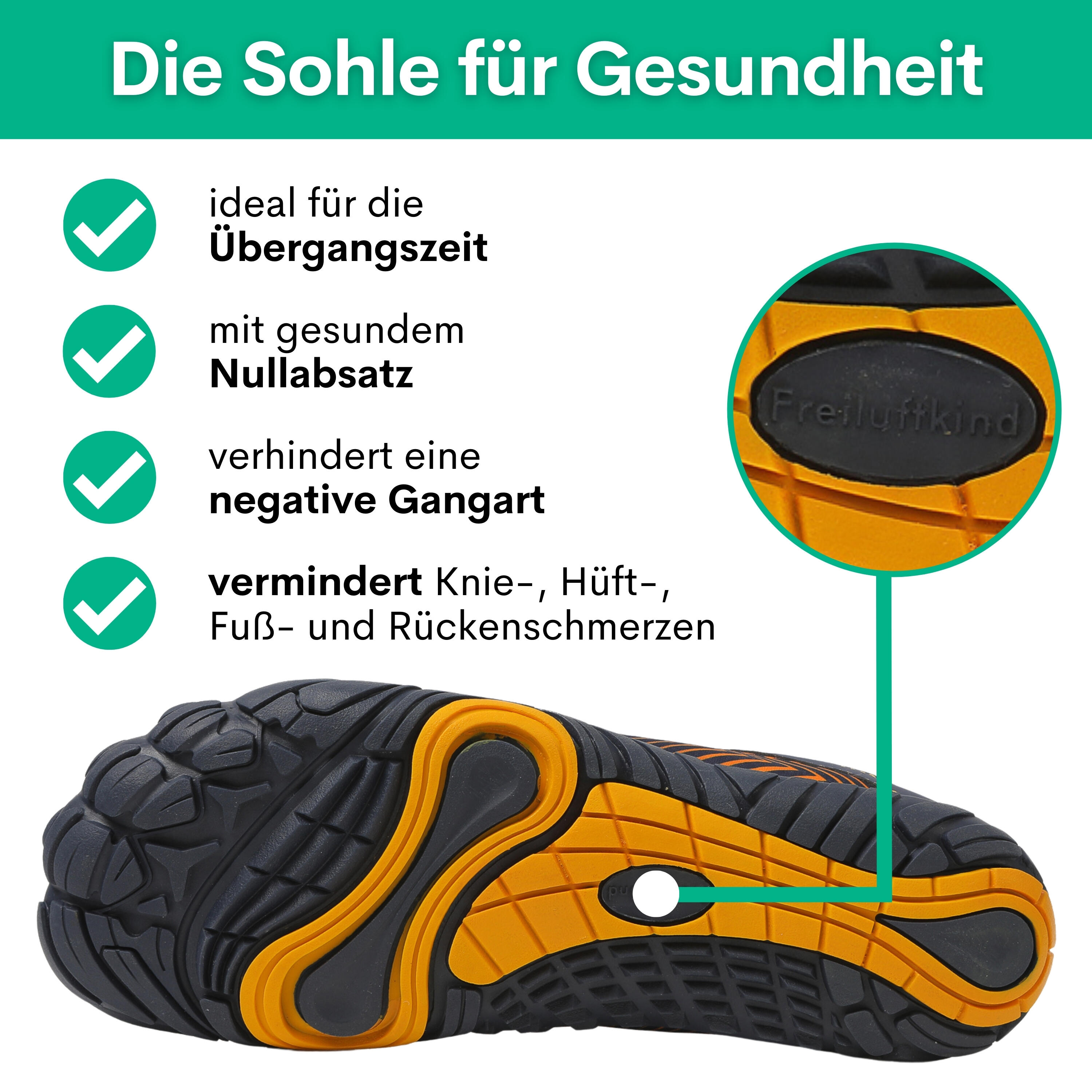 FREILUFTKIND Overland gefütterte Barfußschuhe Unisex 4/7