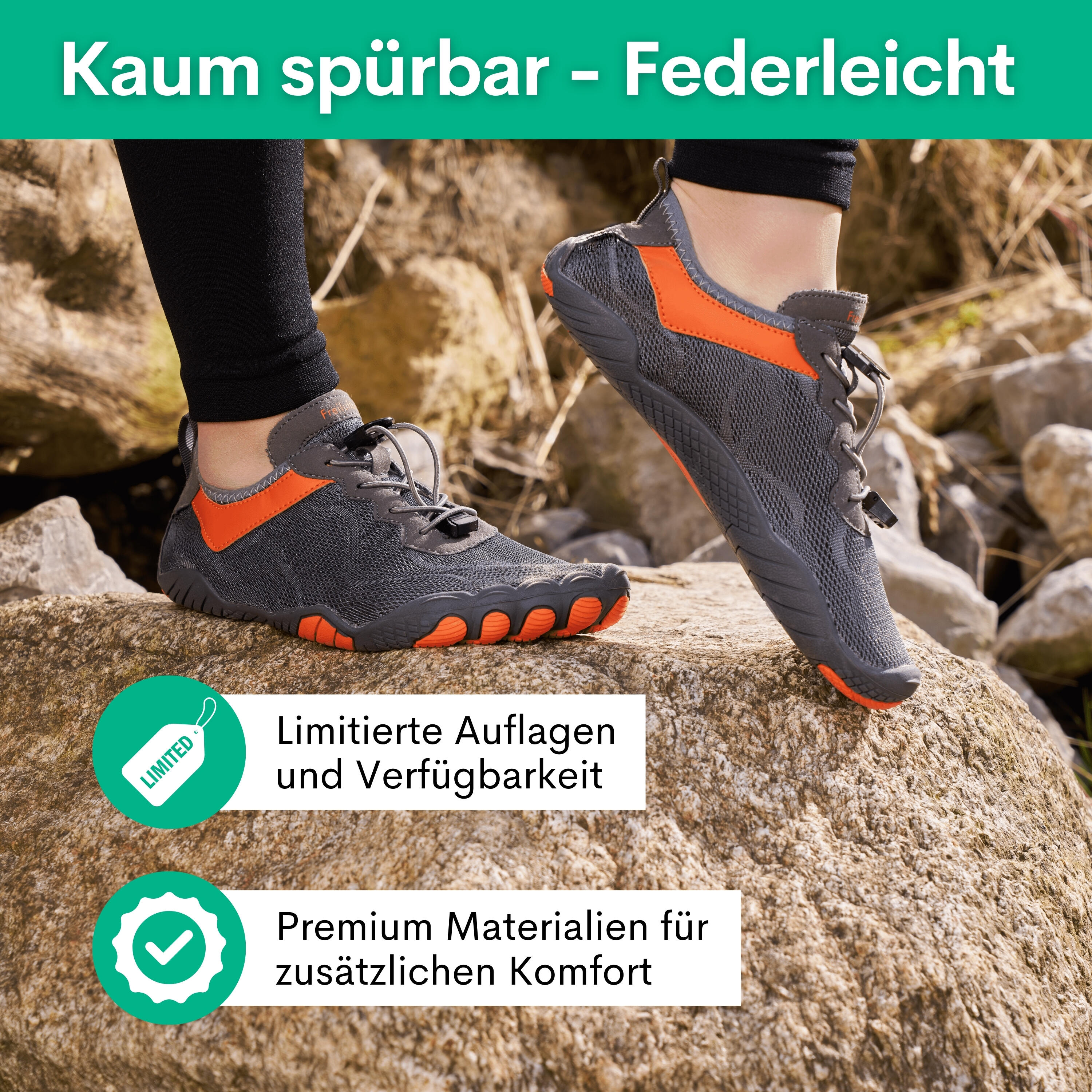 FREILUFTKIND Kokoda rutschfeste Barfußschuhe 3/7