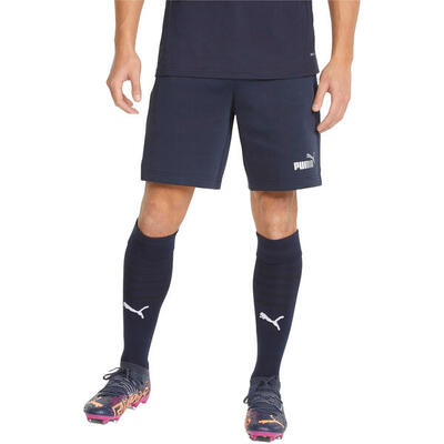 Korte broek puma teamfinal casuals shorts. blauw. mannen