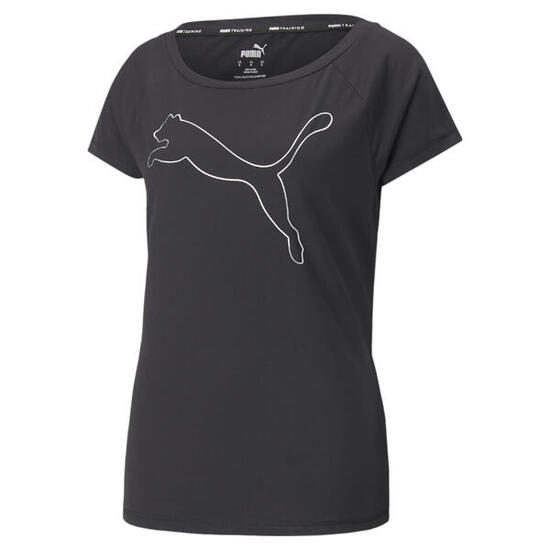 Puma Train Favorite Jersey Cat Tee T-Shirt Dame