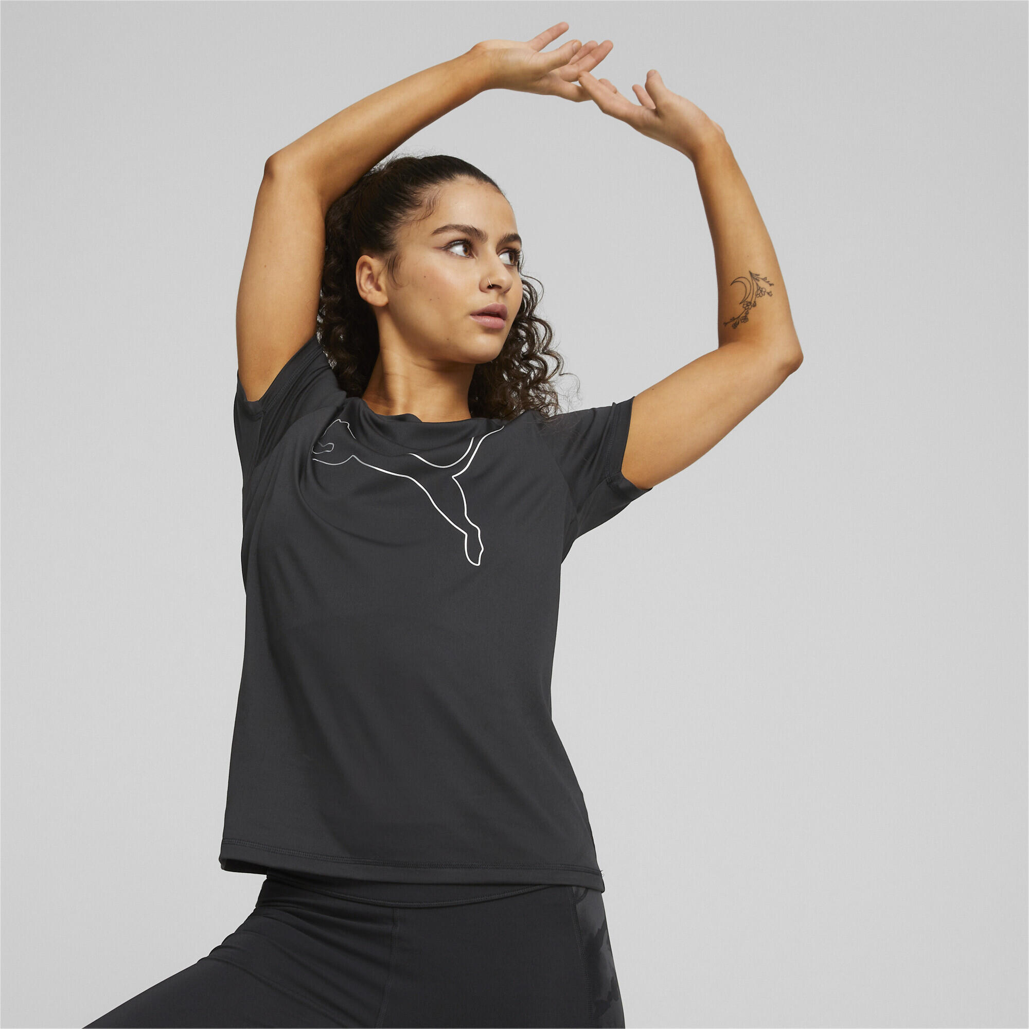 T-Shirt Puma Train Favorite Jersey Chat Femme 3/7