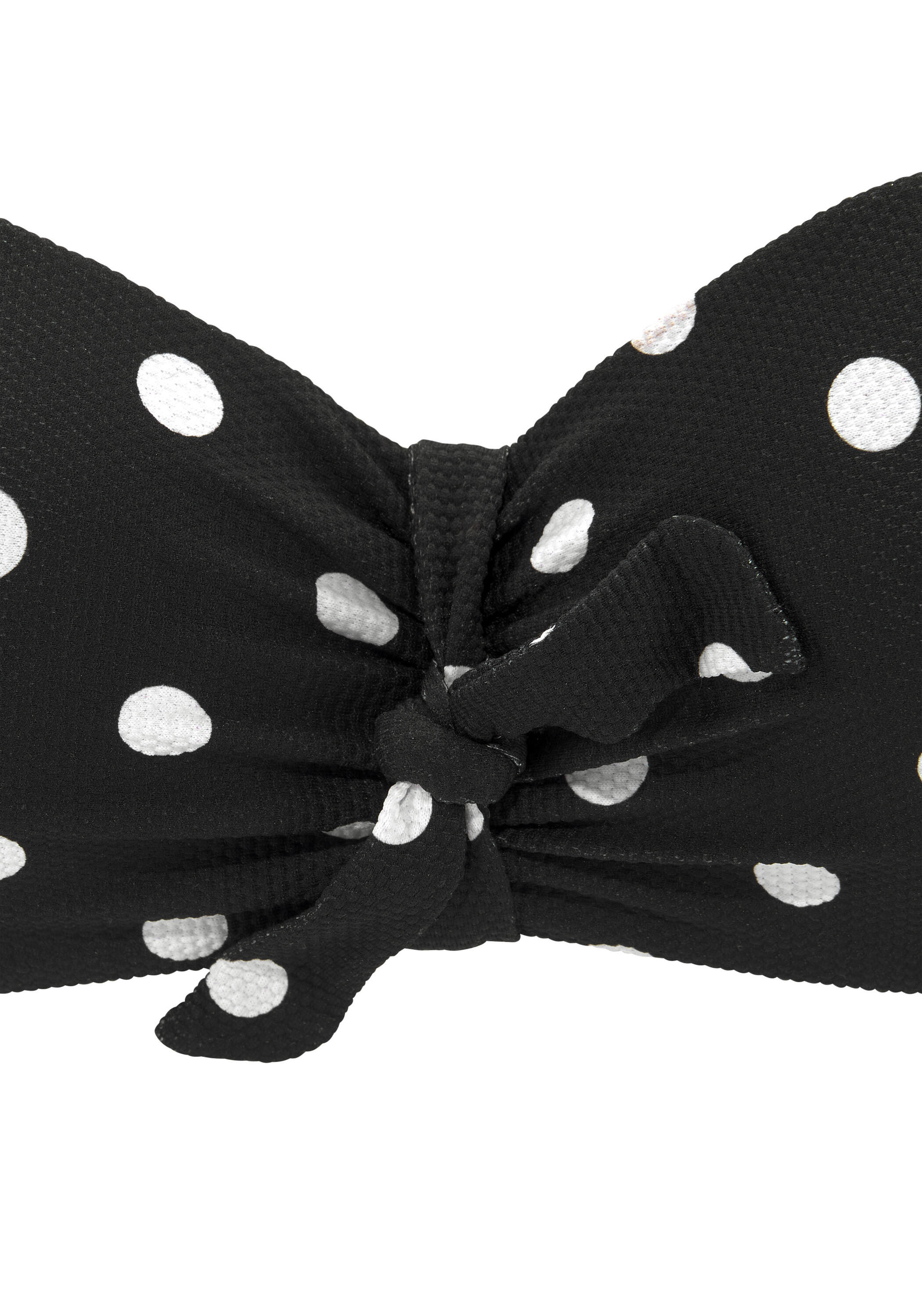 Top de biquíni bandeau com suporte pré-formado mulher Lascana Powder 3/7