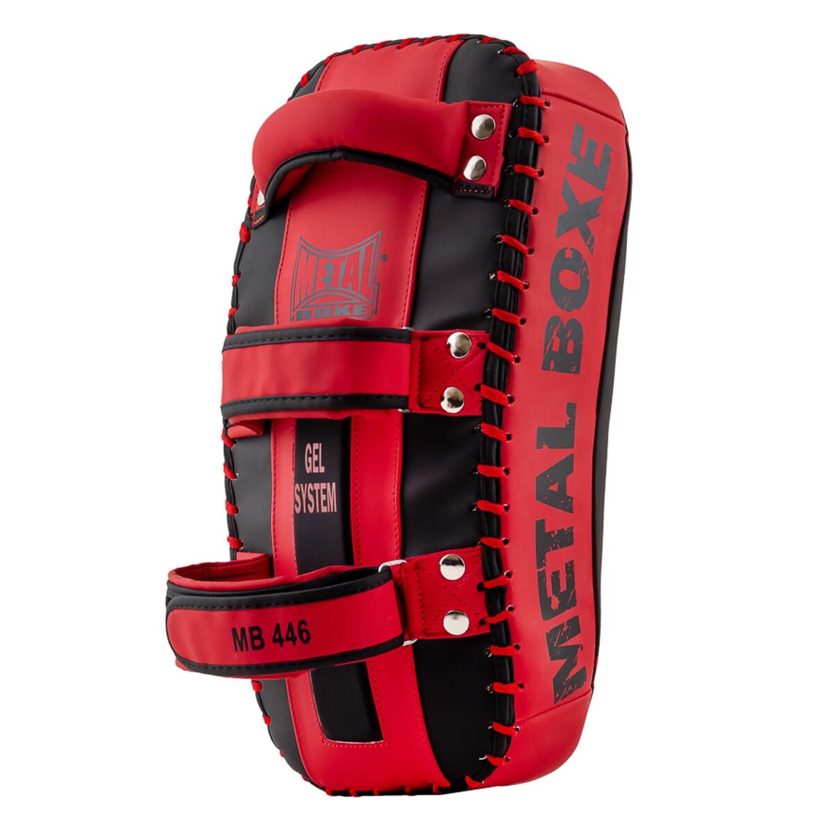 Metal Boxe Pao Cible De Frappe Courbe Noir/Rouge 2/3