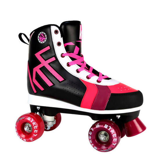 Patin Quad Roller Street Negro/Azul T36
