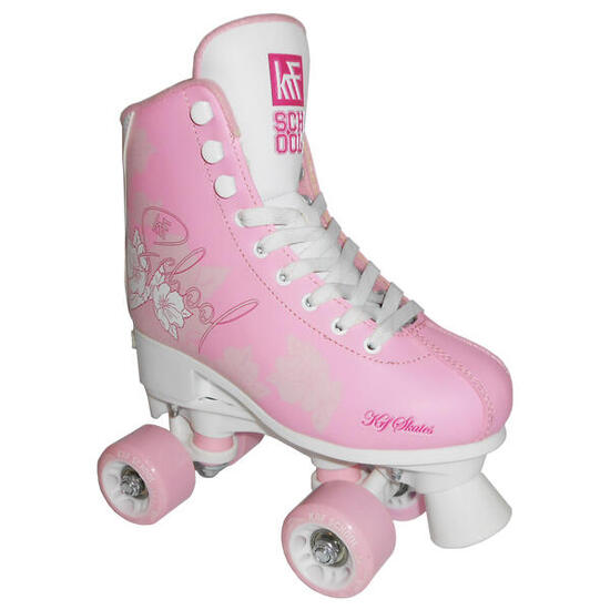 Patin Roller School Adjust Pink Flor L(35-38)