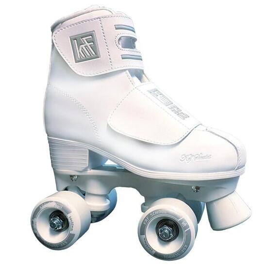Patin Roller School Pph Velcro White T30