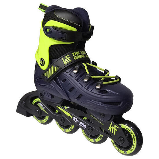 Patin Freeskate Sx-200 Blue/Green M(35/38)