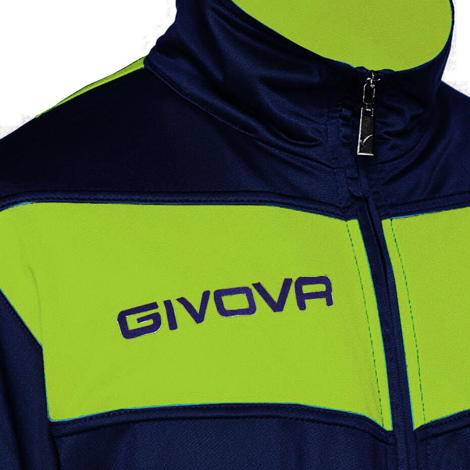 Fato de Treino Givova Azul com Cintura Ajustável 3/7