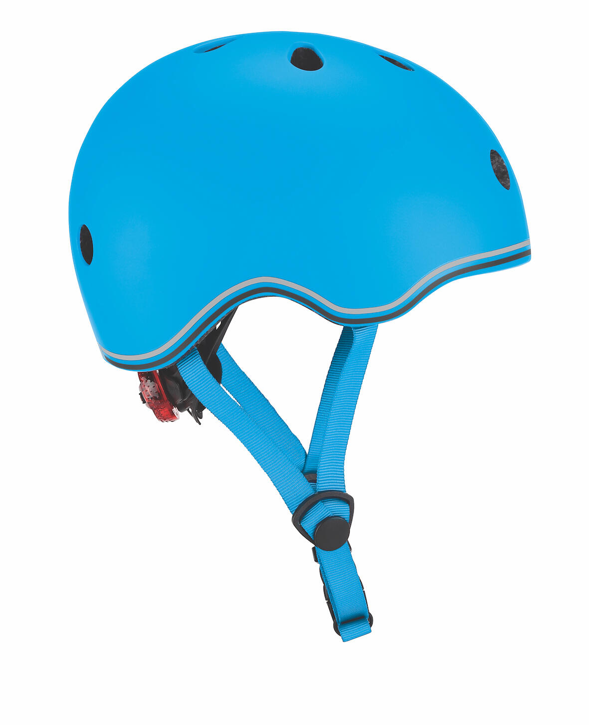 Globber Toddler Helmet w/Flashing LED Light XXS/XS- Sky Blue 45-51cm