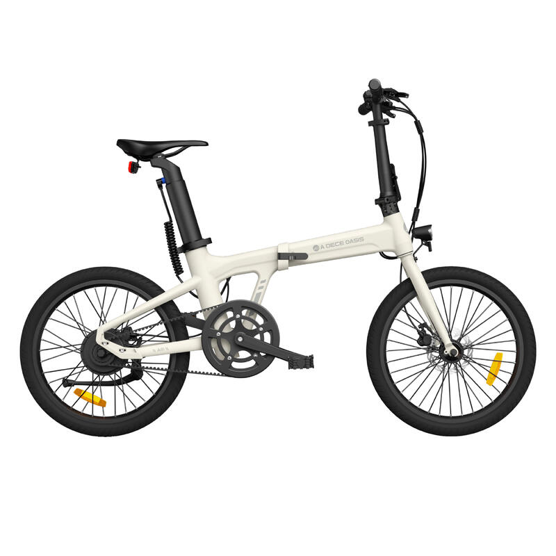 ADO Air20 Bicicleta eléctrica Plegable,Transmisión por Correa EBike,17,5 kg,LCD