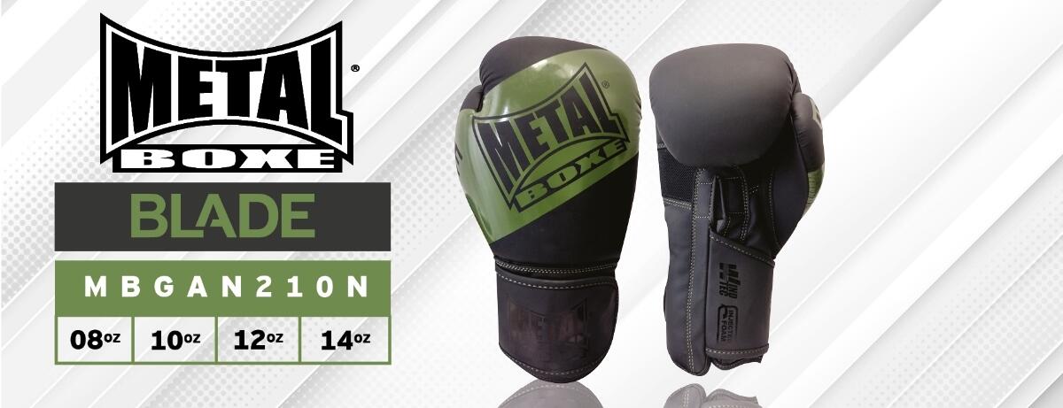 Guantoni boxe Metal Boxe Blade Nero Kaki 12 oz 2/2