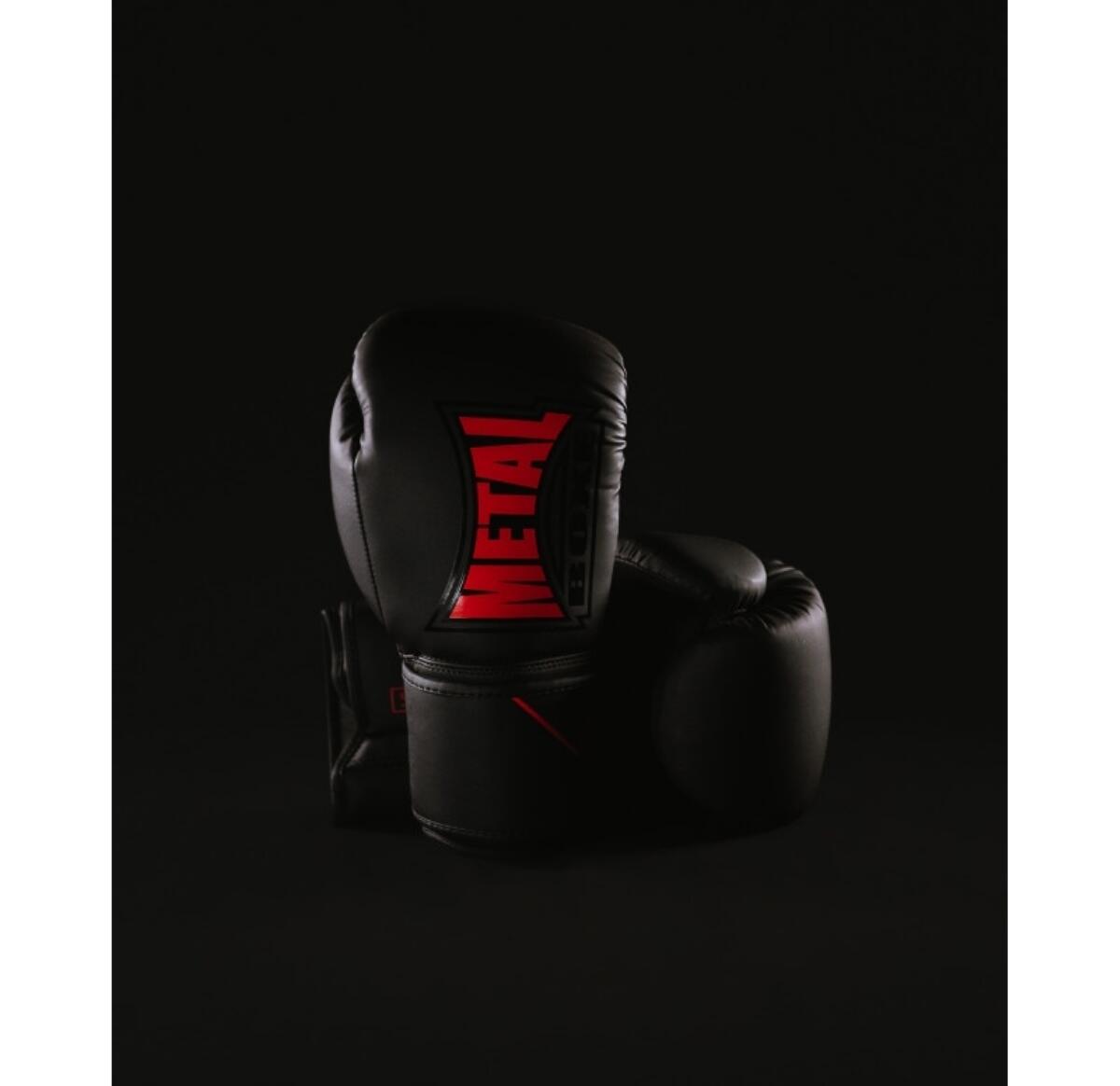 Metal Boxe Gants D'Entrainement Starter Noir/Rouge 08 oz 4/4