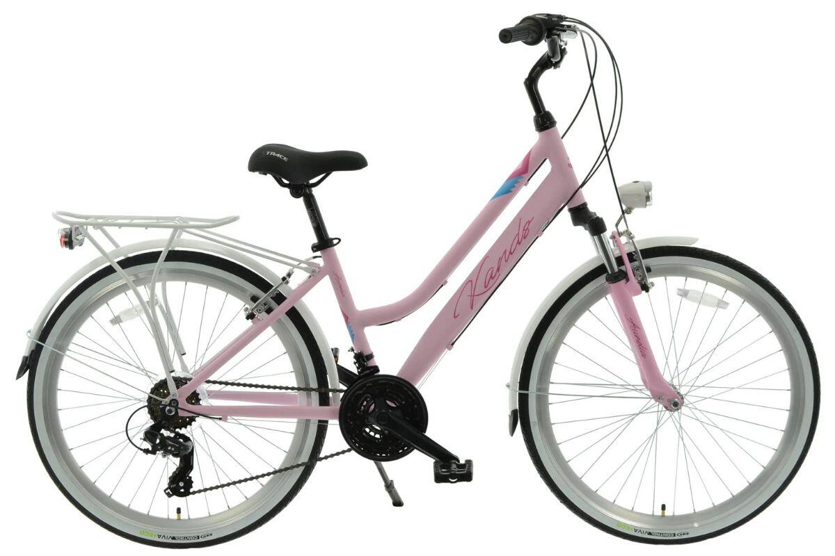 KANDS Bicicletta Kands Aurelia Alluminio, 26", 140-160 cm, 18 velocità, Rosa