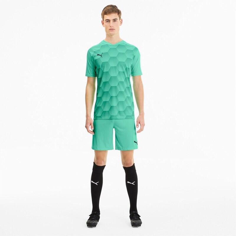 Pantaloni scurti barbati Puma Teamfinal 21 Knit Shorts, Verde