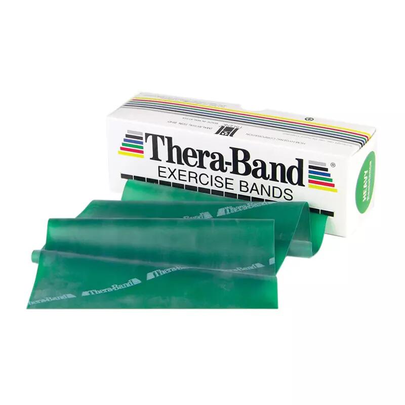 Gummiband Thera-Band grün 1,5 m stark 1/2