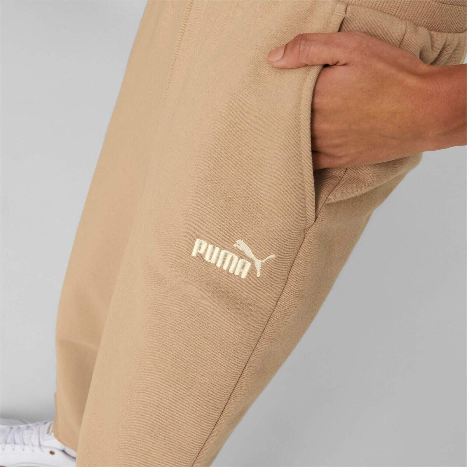 Pantalon Puma Ess Embroidery High-waist Pants Tr Cl D, Beige, Femmes 4/5