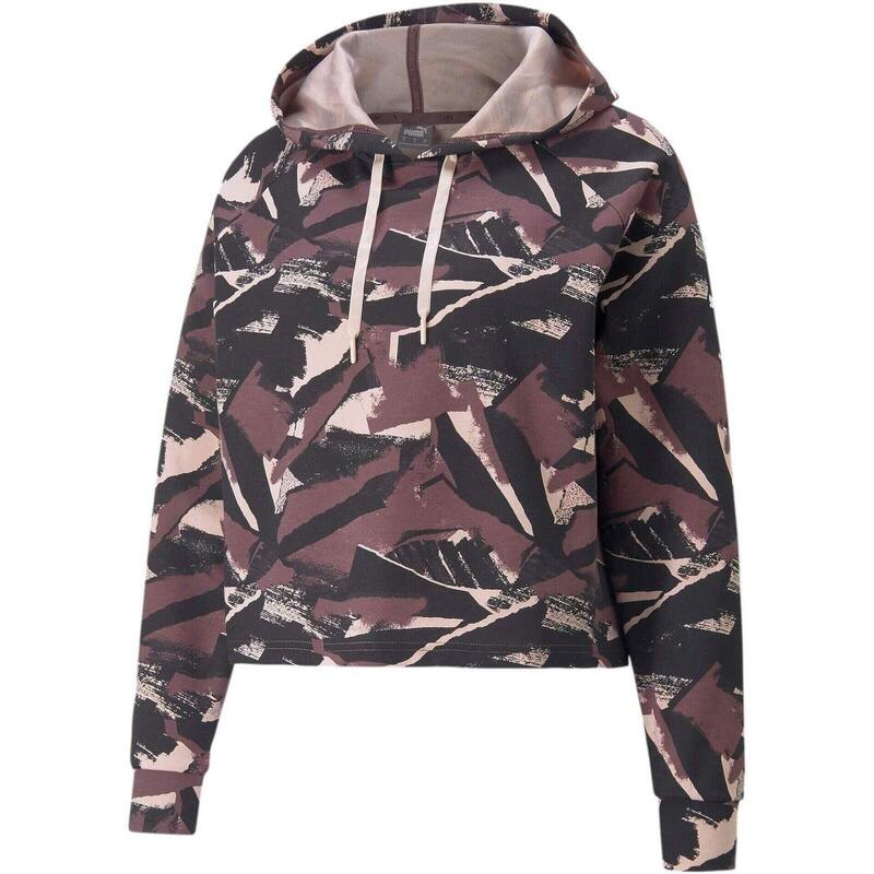 Hanorac femei Puma Modern Sports Aop Hoodie, Rosu