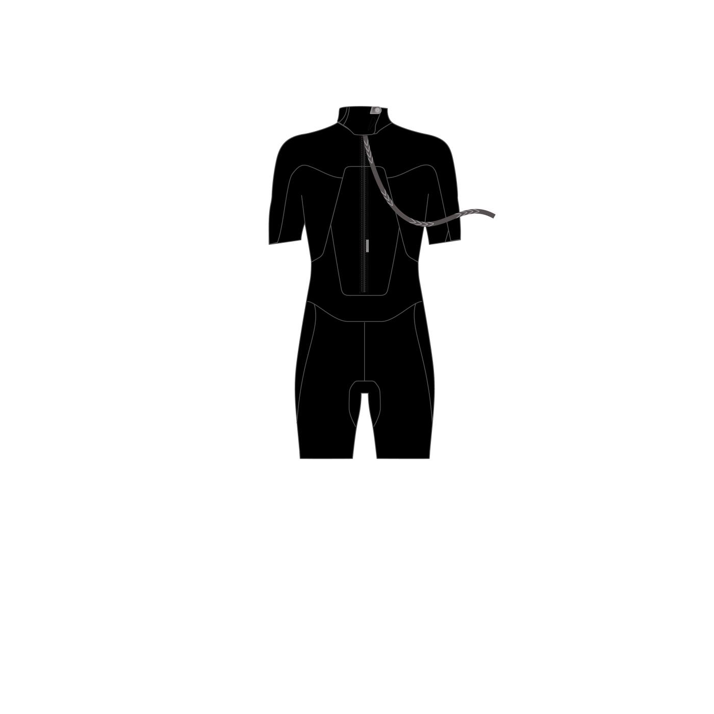 Pianka neoprenowa do sportów wodnych Neil Pryde Nexus Shorty 2/2 Black 2/5