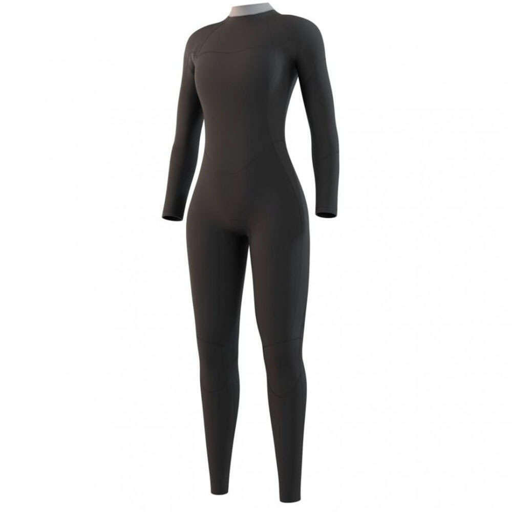 2024 Femmes Brand 3/2mm Flatlock Back Zip Combinaison Néoprène - Night Blue 3/4