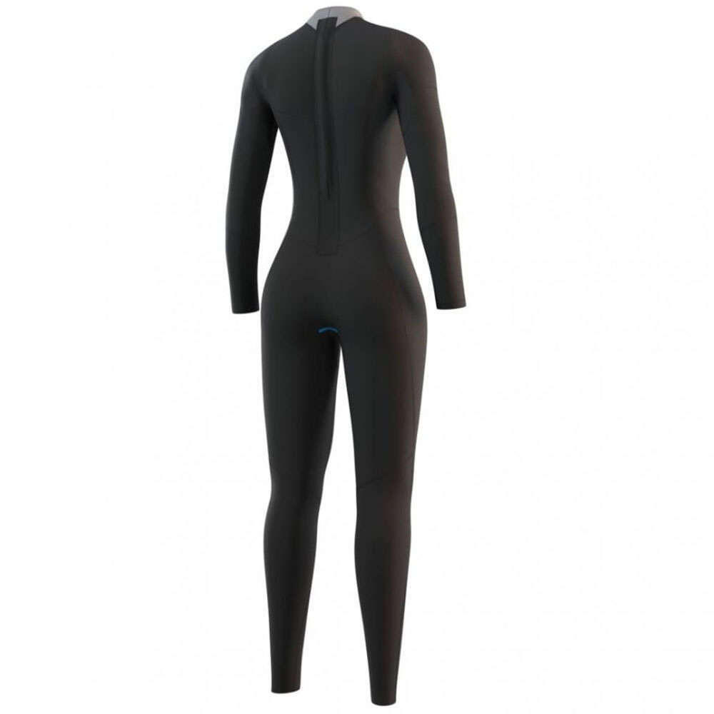 2024 Femmes Brand 3/2mm Flatlock Back Zip Combinaison Néoprène - Night Blue 4/4