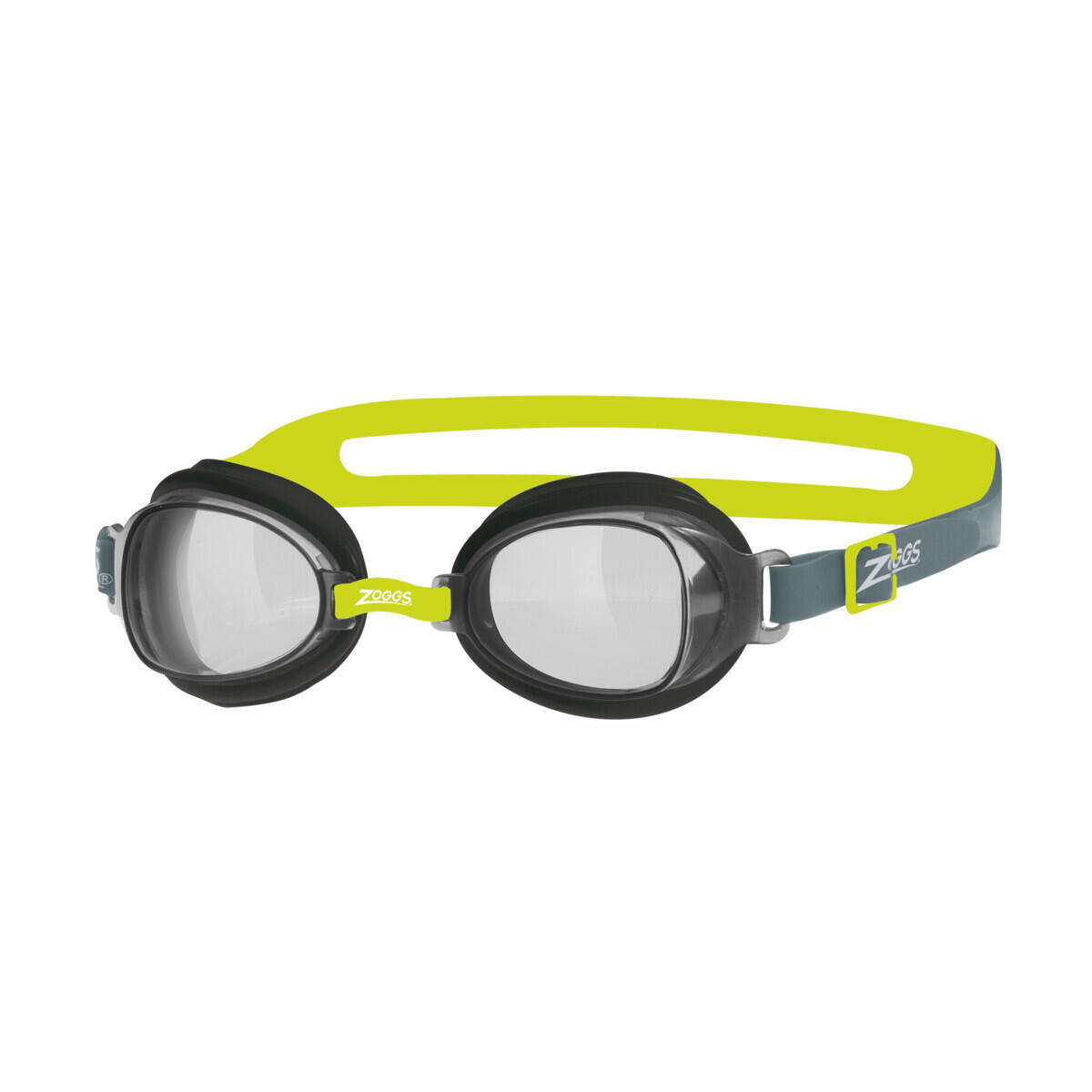 Zoggs Otter Schwimmbrille blaue Gläser Einheitsgröße grau-grün 2/2