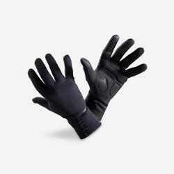 Seconde vie - GANTS DE VELO 500 MI-SAISON NOIR - TRÈS BON