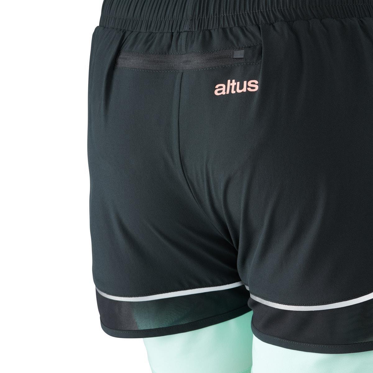 running short tight mountain trekking  WOMEN'S BLACK LEN W 4/5