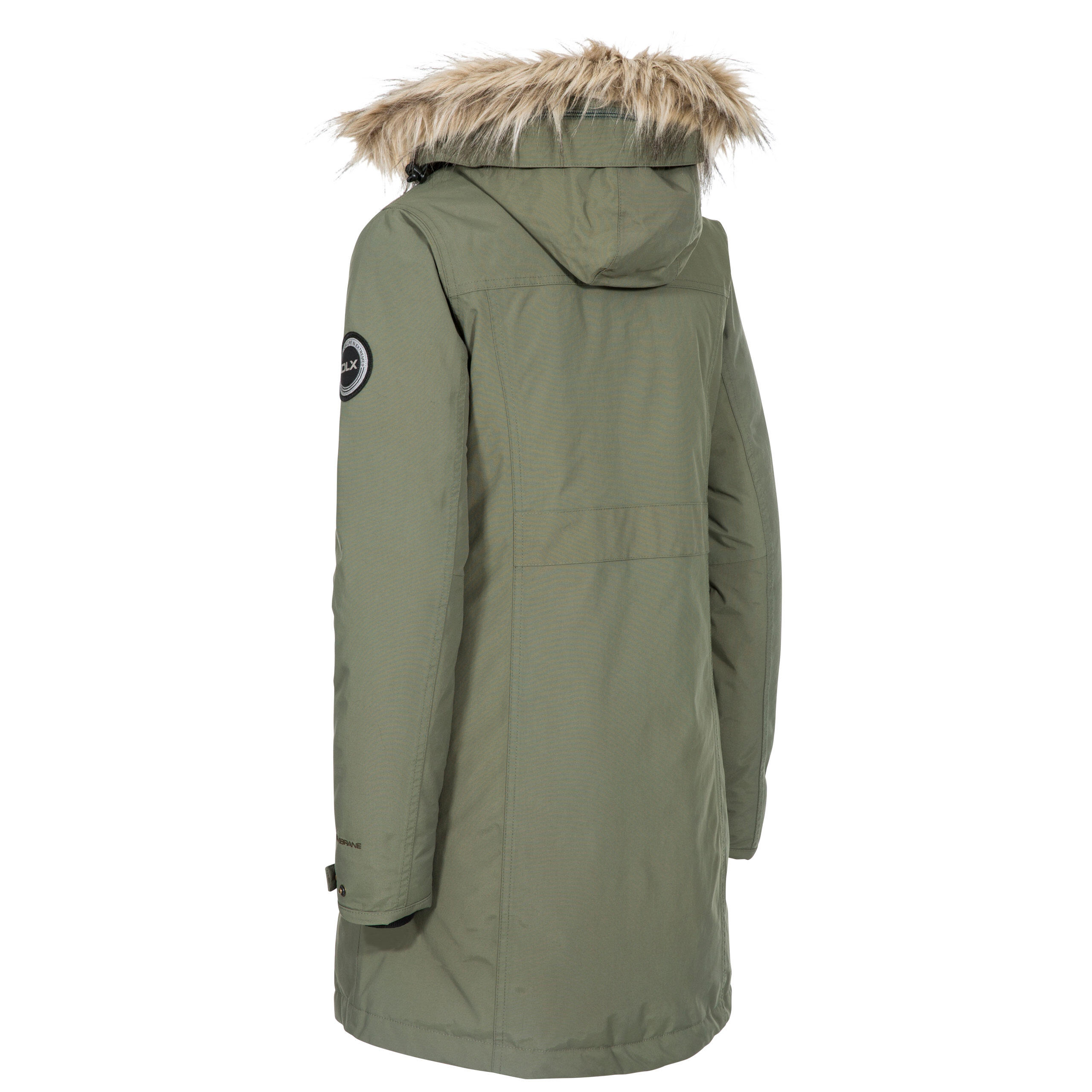 Womens Down Parka Jacket Longer Length Hooded Coat Bettany 3/5