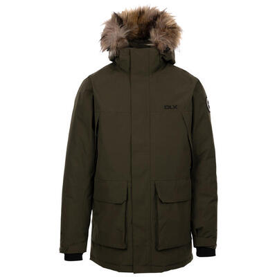 Dlx Mullan Giacca Parka Uomo Lunga Nera