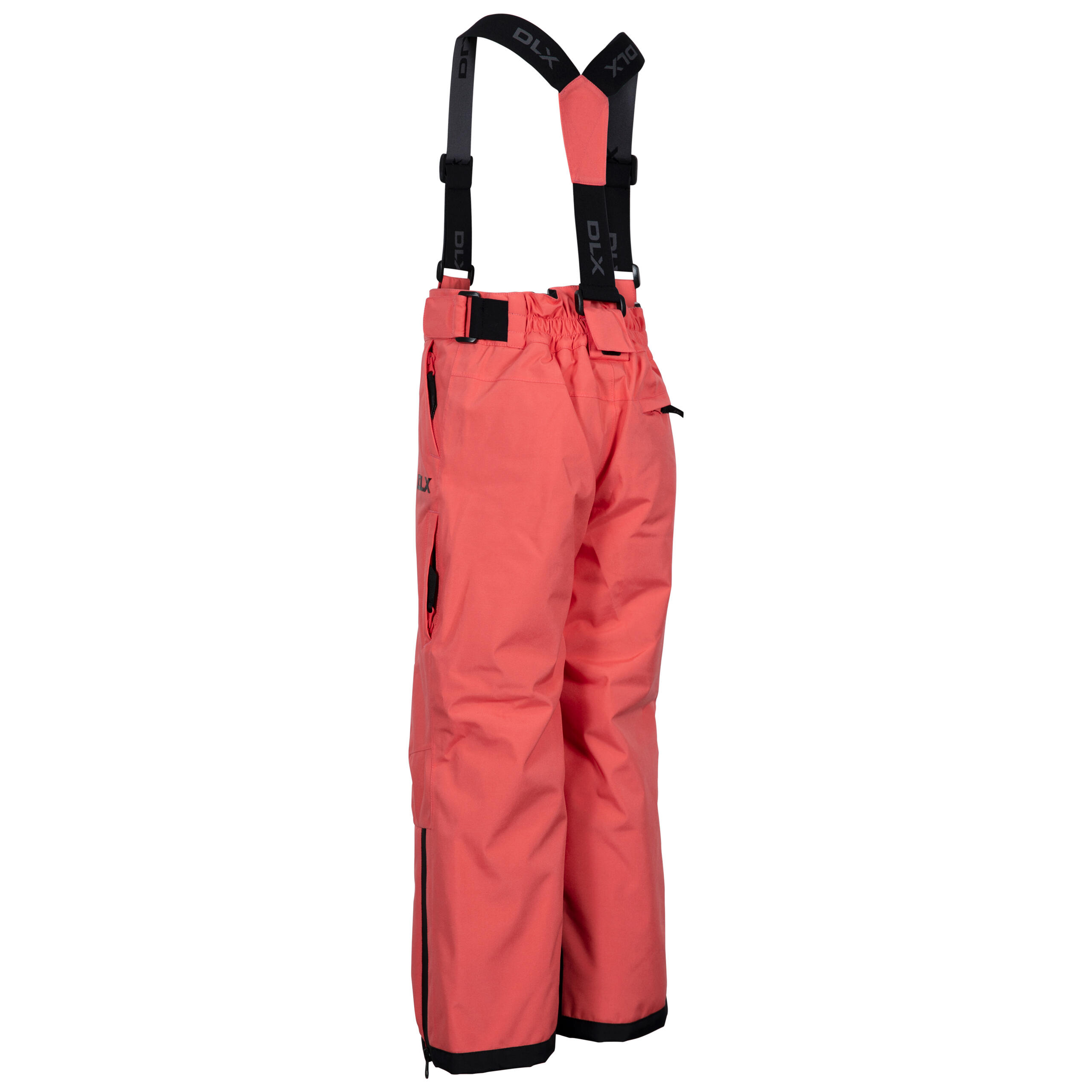 Kids Ski Trousers Stretch Waterproof Zipped Pockets Adjustable Braces - Benito 2/2