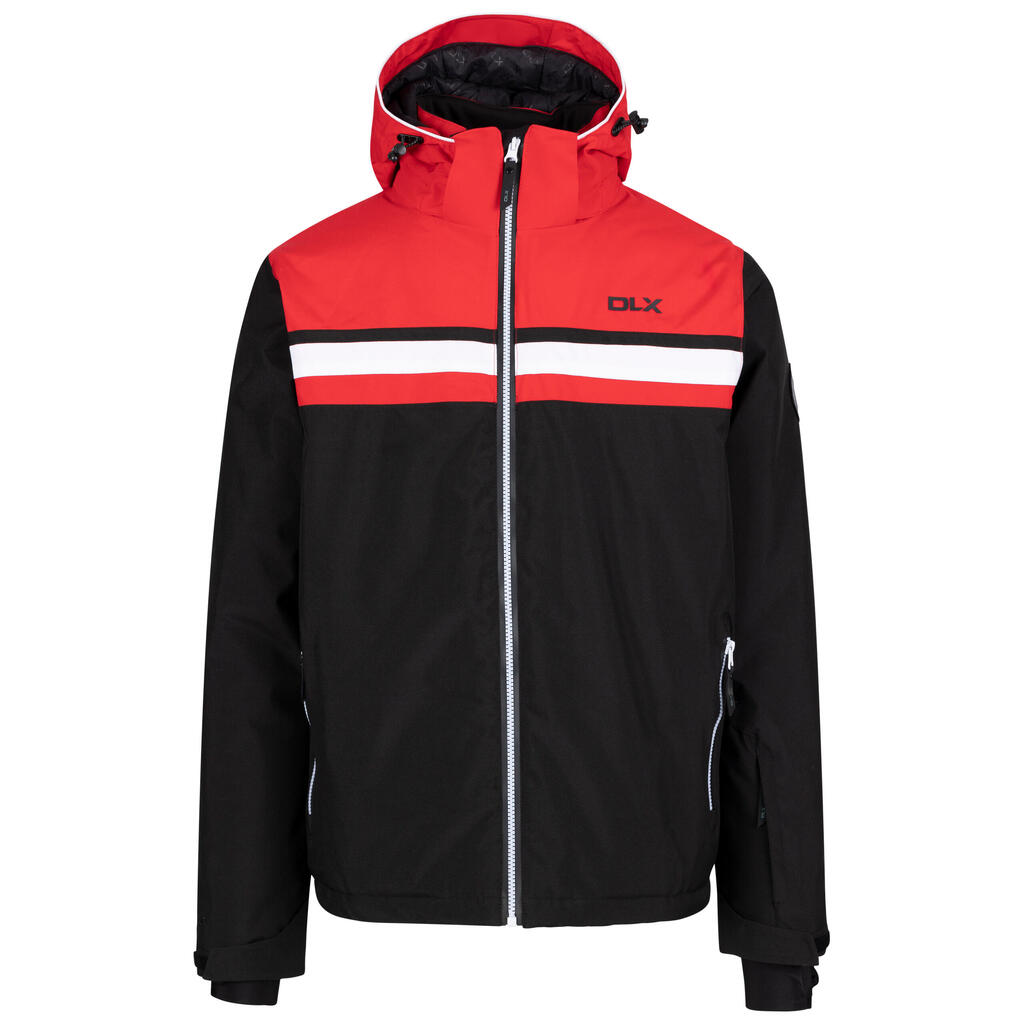 Mens Ski Jacket Down Filled Zip Hood Vaughn