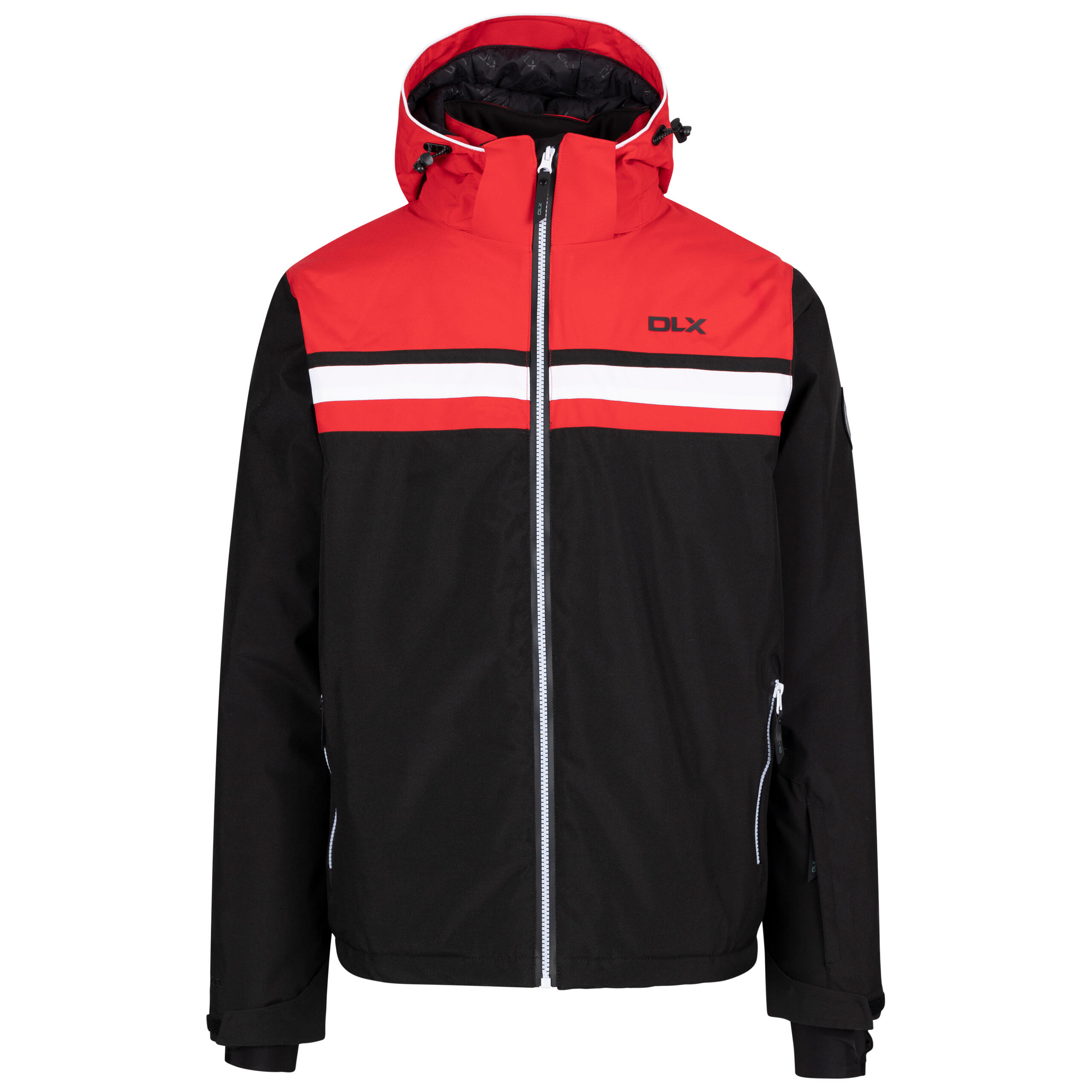 DLX Mens Ski Jacket Down Filled Zip Hood Vaughn