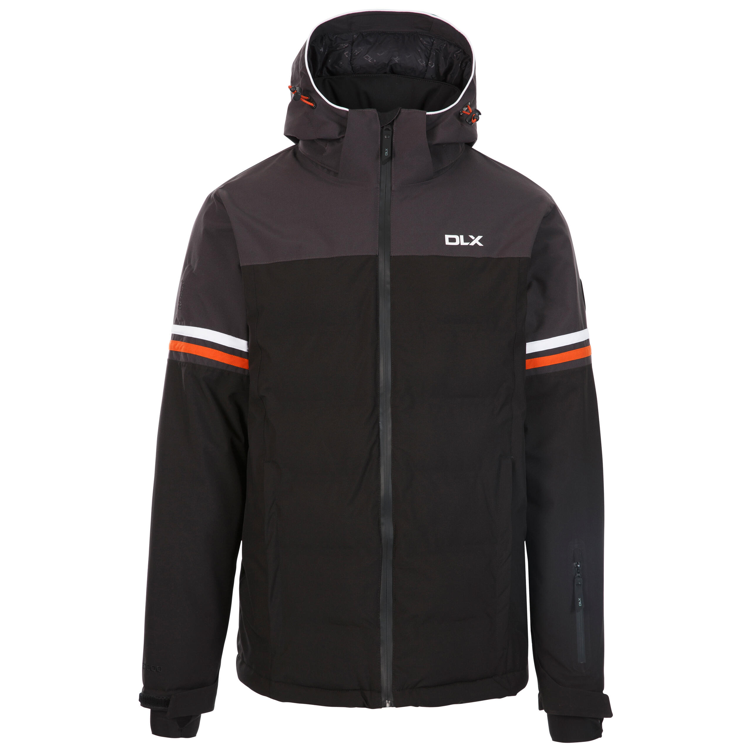 DLX Mens Ski Jacket Down Touch Filling Removable Hood Deacon