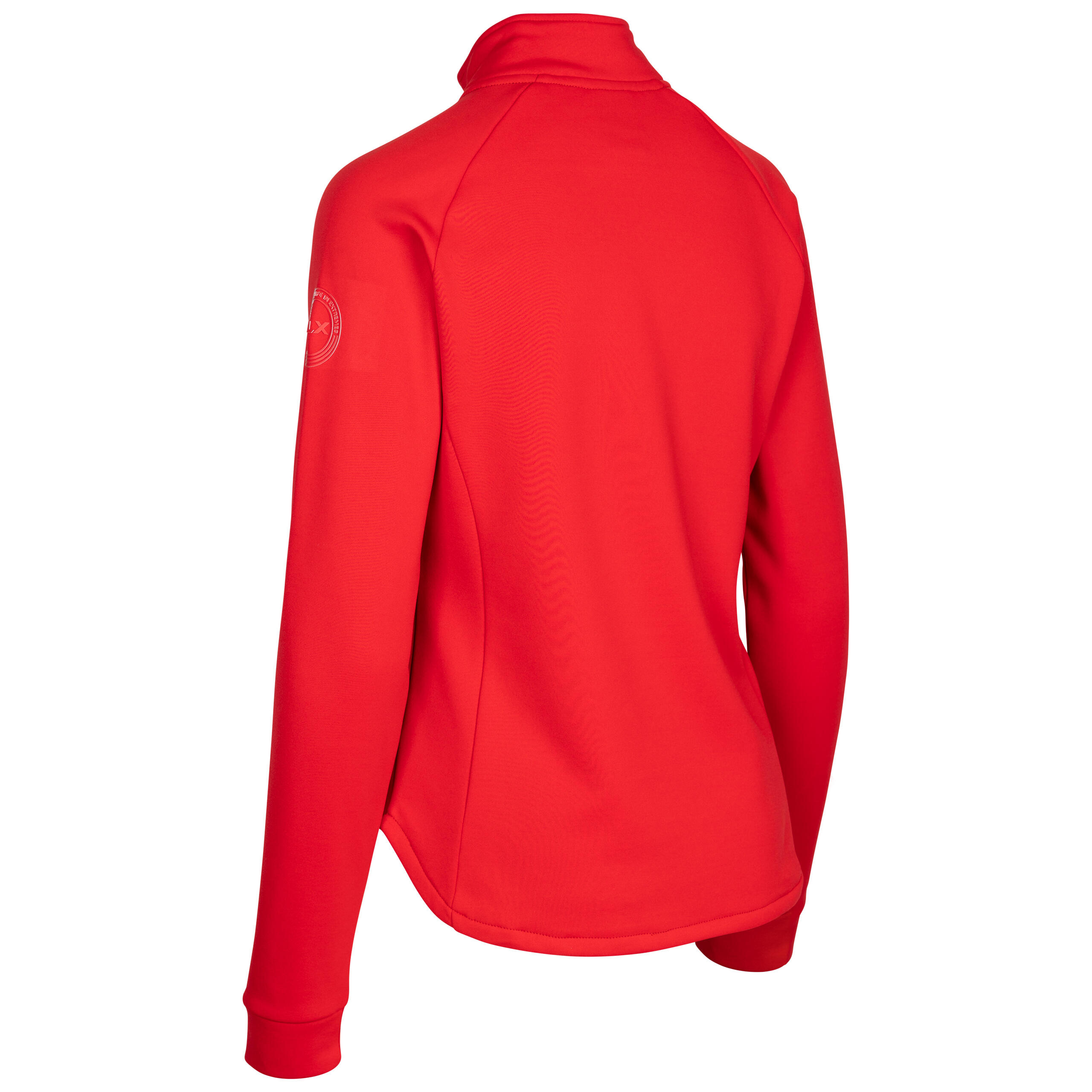 Dlx Mhairi - Vrouwen Halve-Zip Top Rood 2/2