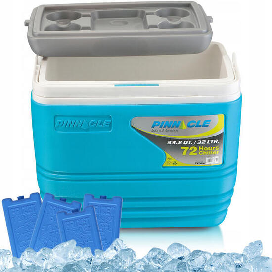 Zestaw lodówka turystyczna Pinnacle TPX7000 32L +4 wkłady 500 ml