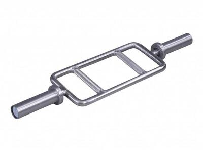 Lifemaxx multi purpose bar - geborsteld staal - 86 cm